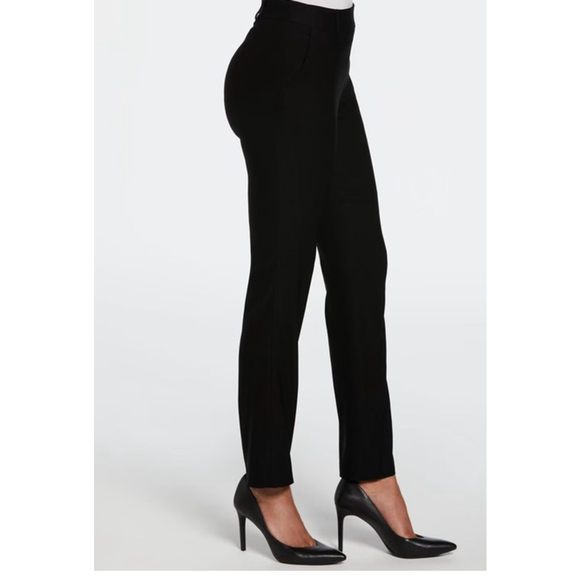 NWT Women's Rafaella Black Straight Leg High Rise Dress Pants Size 6 - Picture 3 of 11